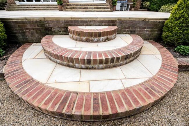 Garden Stone Steps in Kent and South East London - Award Winning paving