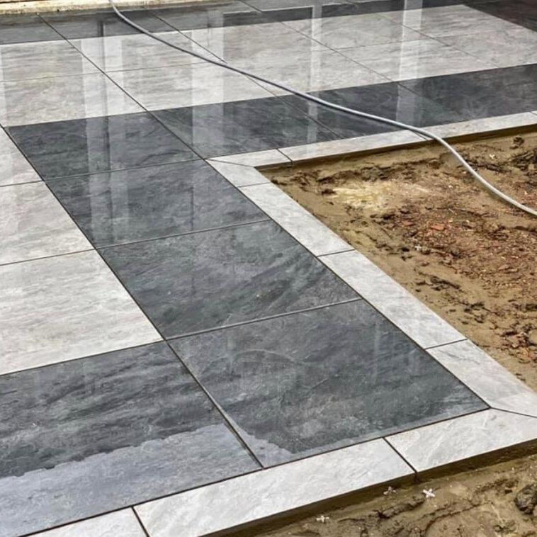 Porcelain Patios in Kent and South East London. Award Winning Paving