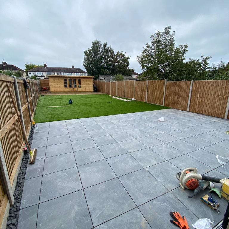 Porcelain Patios in Kent and South East London. Award Winning Paving