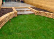 Retaining Walls in Kent and South East London. Garden Stone Steps in Kent. Award Winning Paving