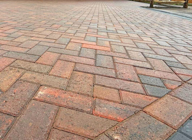 Block Paving Driveway and Ranch Fencing, Maidstone. Award-Winning Paving