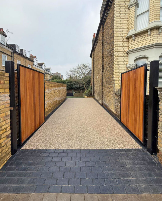 Resin Bound Driveway and Steps, Bexley. Award-Winning Paving