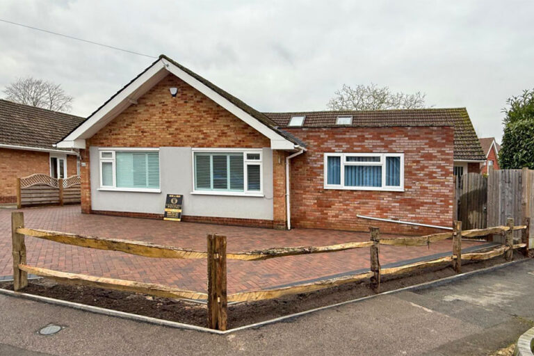 Block Paving Driveway and Ranch Fencing, Maidstone. Award-Winning Paving