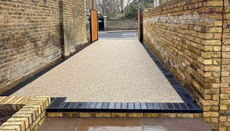 Resin Bound Driveway and Steps, Bexley. Award-Winning Paving