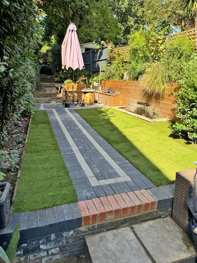 Block Paving Path, Patio and Turfing, Beckenham, Bromley