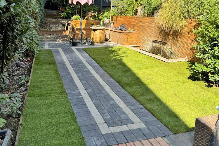 Block Paving Path, Patio and Turfing, Beckenham, Bromley