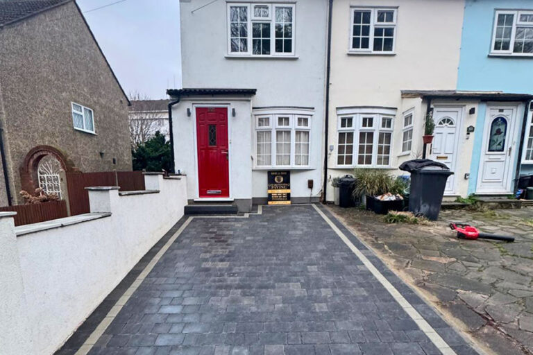 Tegula Block Paving Driveway, Chatham, Medway. Award-Winning Paving