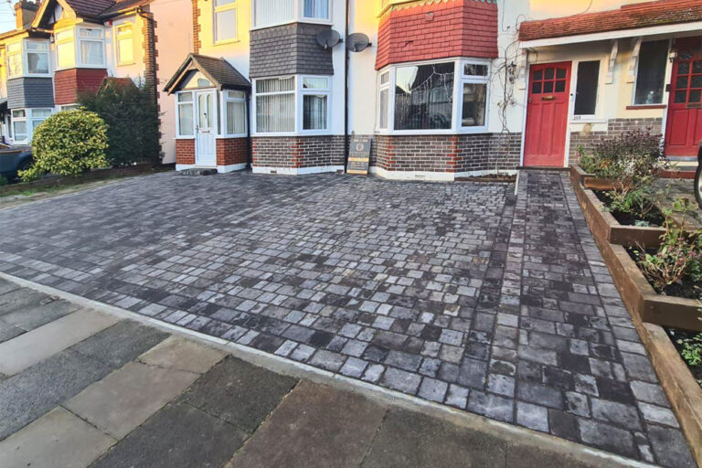 Double Block Paving Driveway, Chislehurst, Bromley. Award-Winning Paving